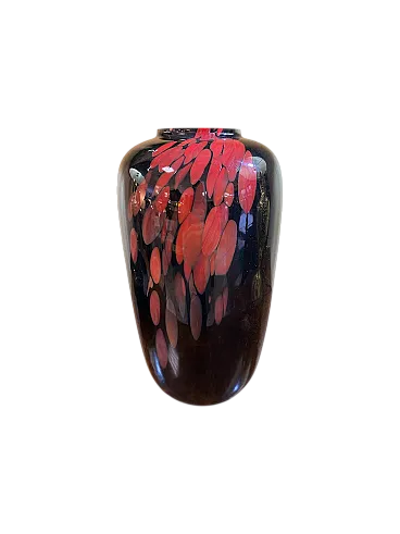 Murano glass vase by Venini, 1980s