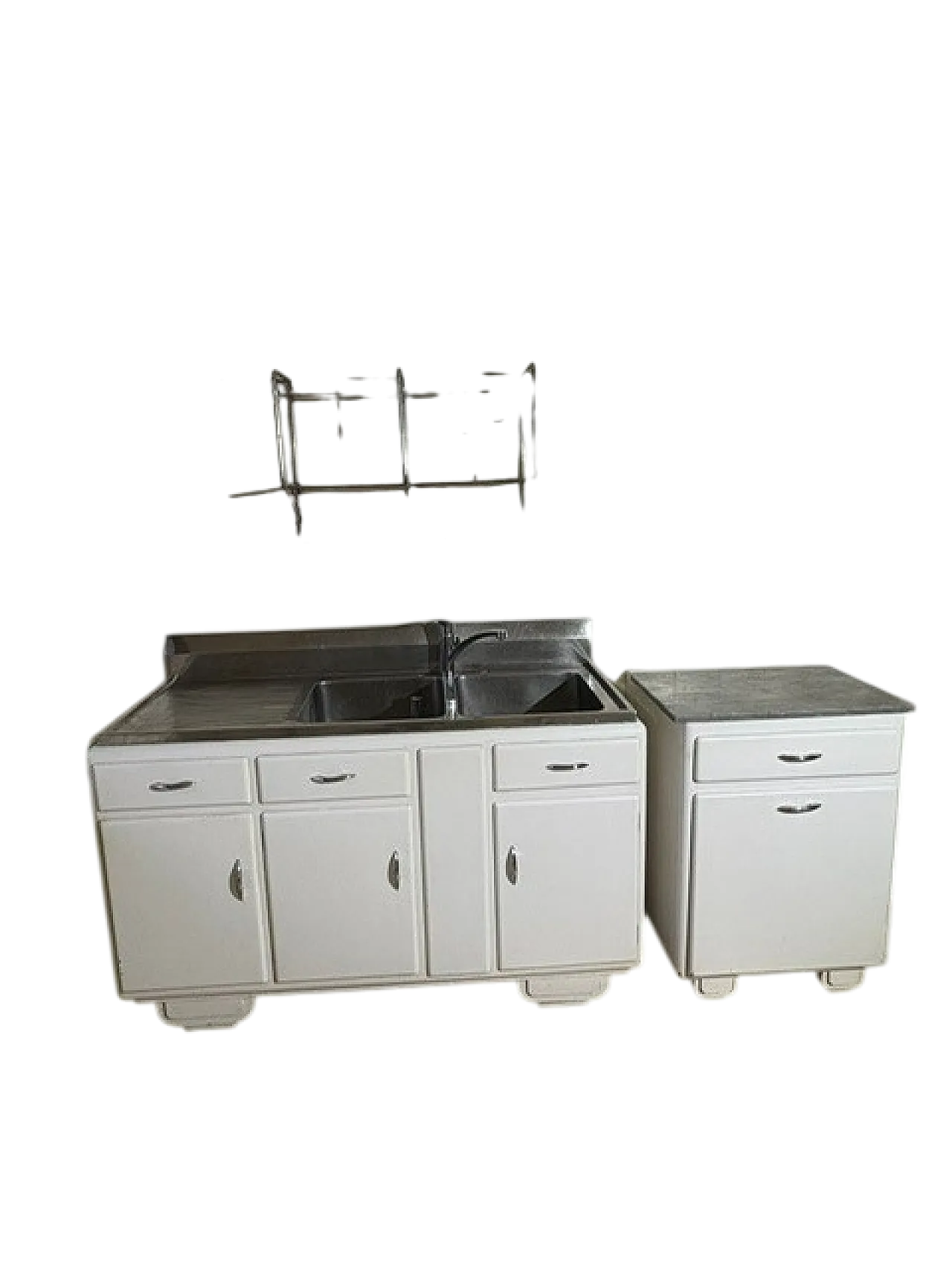 Modular kitchen in enamelled metal, 1950s 9