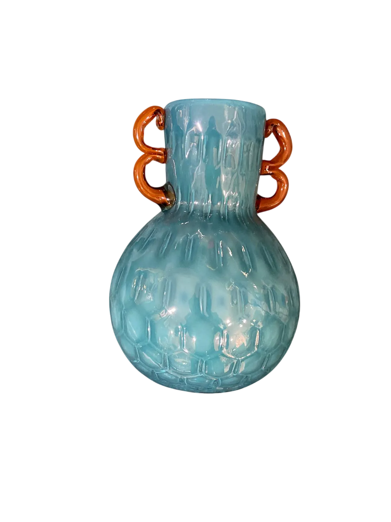 Murano opaline vase, 1990s 7