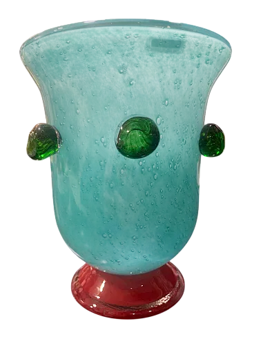 Murano opaline vase, 90s