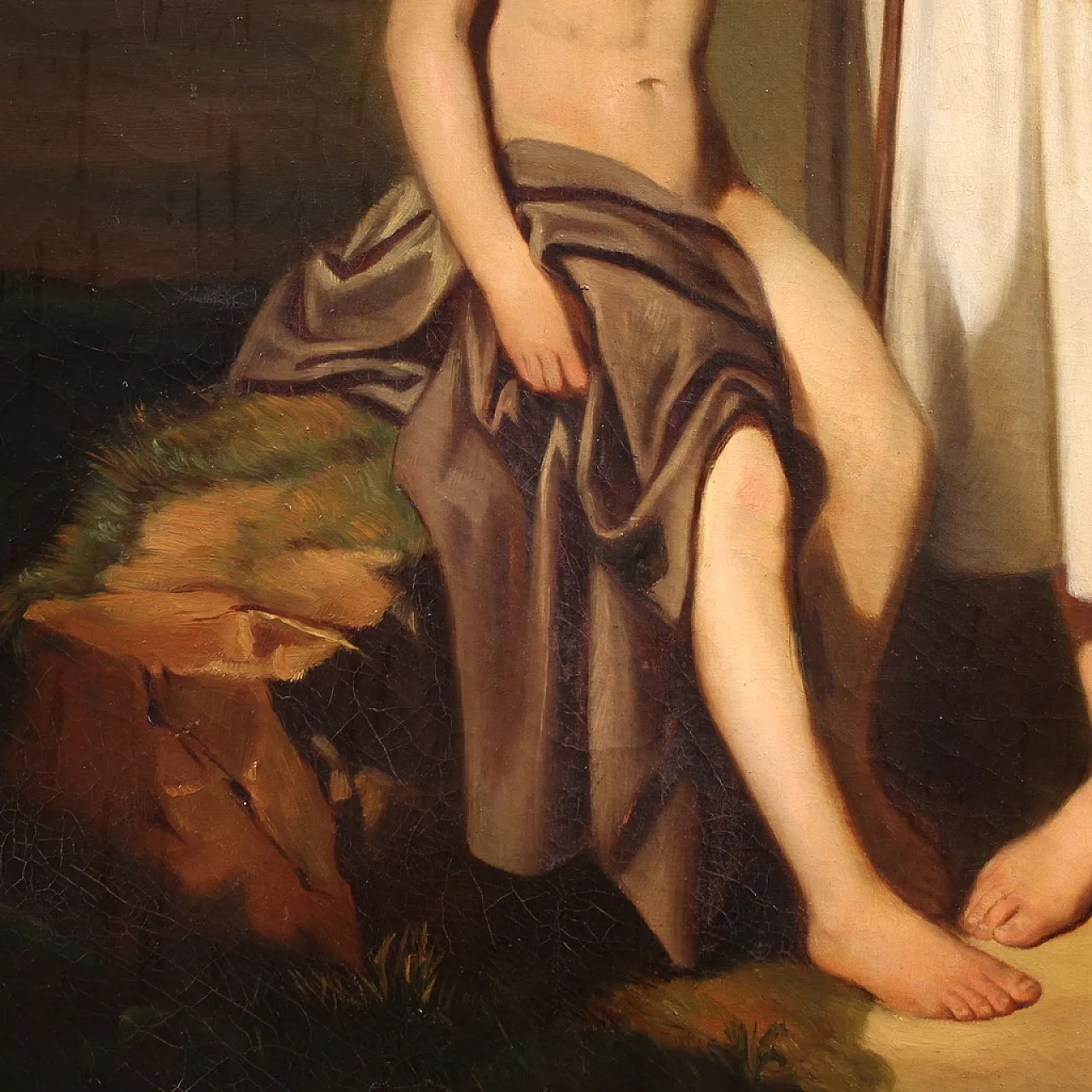 French painting, Hagar and Ishmael, 19th century 12