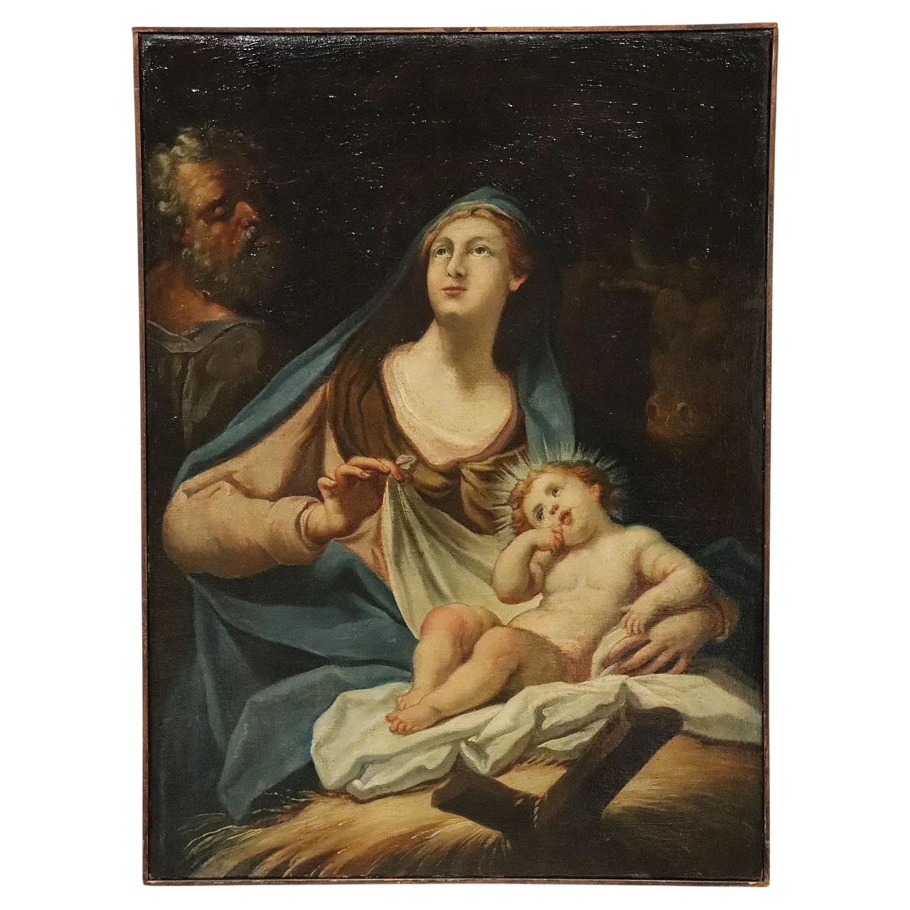 Sacra Famiglia, olio su tela, XVIII secolo 10