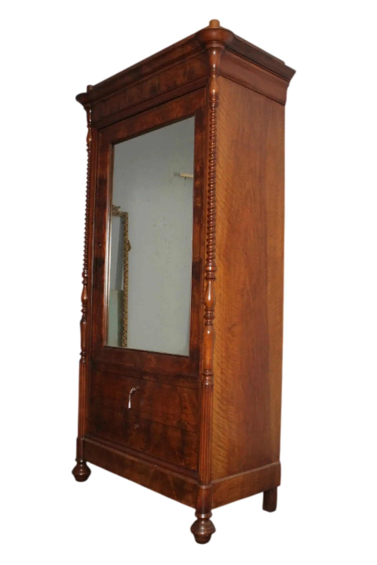 Louis Philippe Lombard mirror cabinet, 19th century 18
