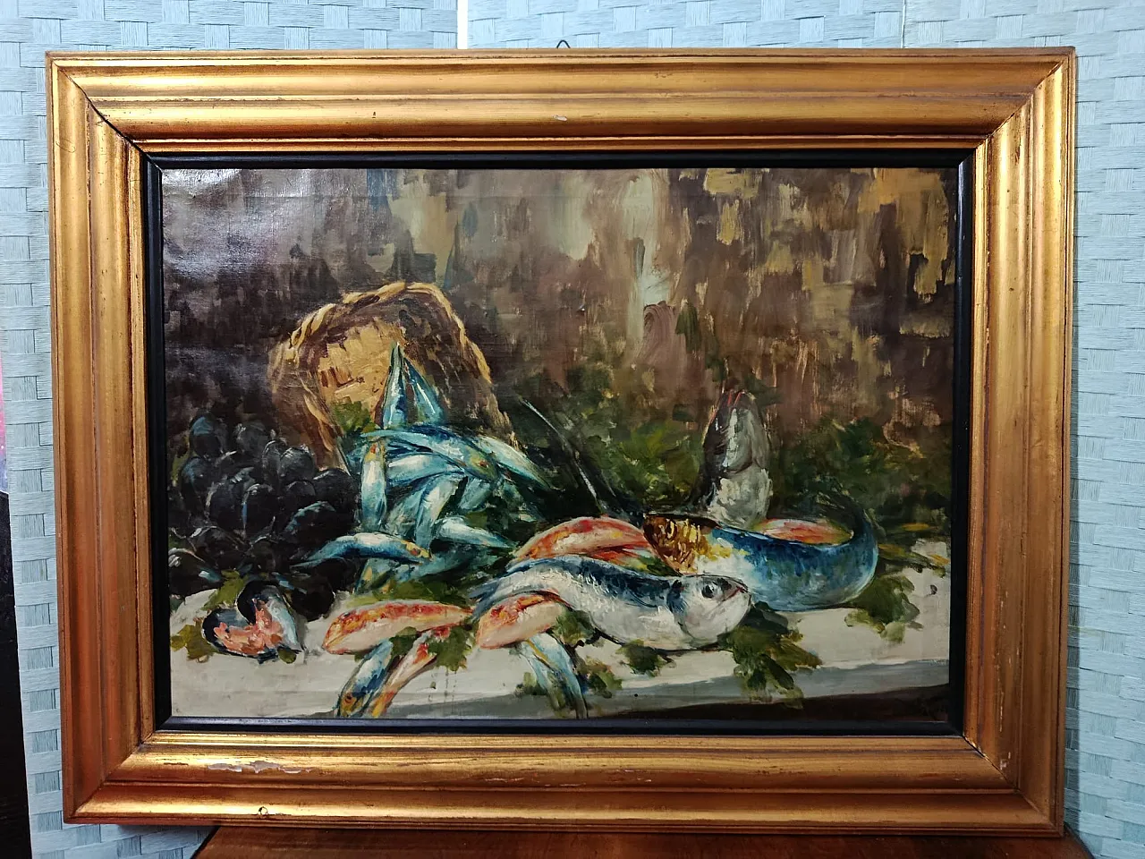 Natura morta con pesci, primi ‘900 2