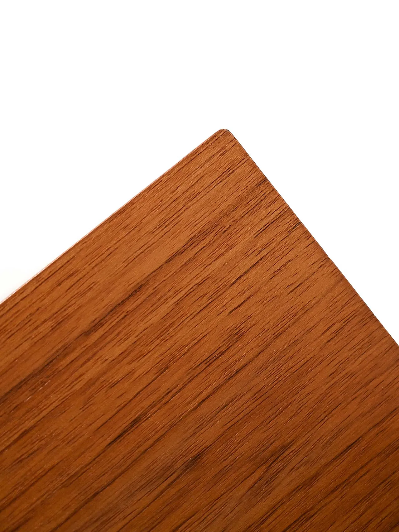 Libreria scandinava in teak con vetrina 7