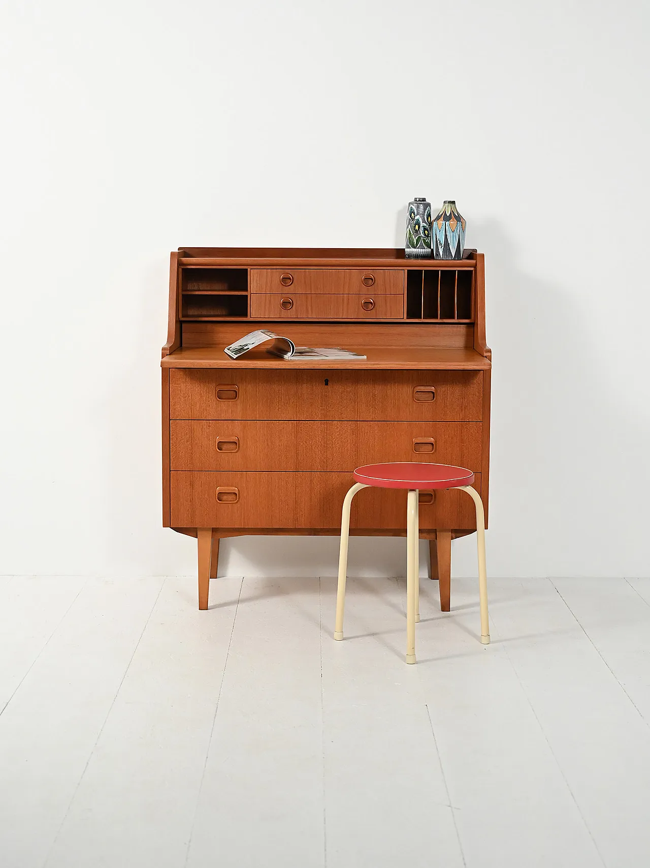 1960s Scandinavian secretary with extractable top 1