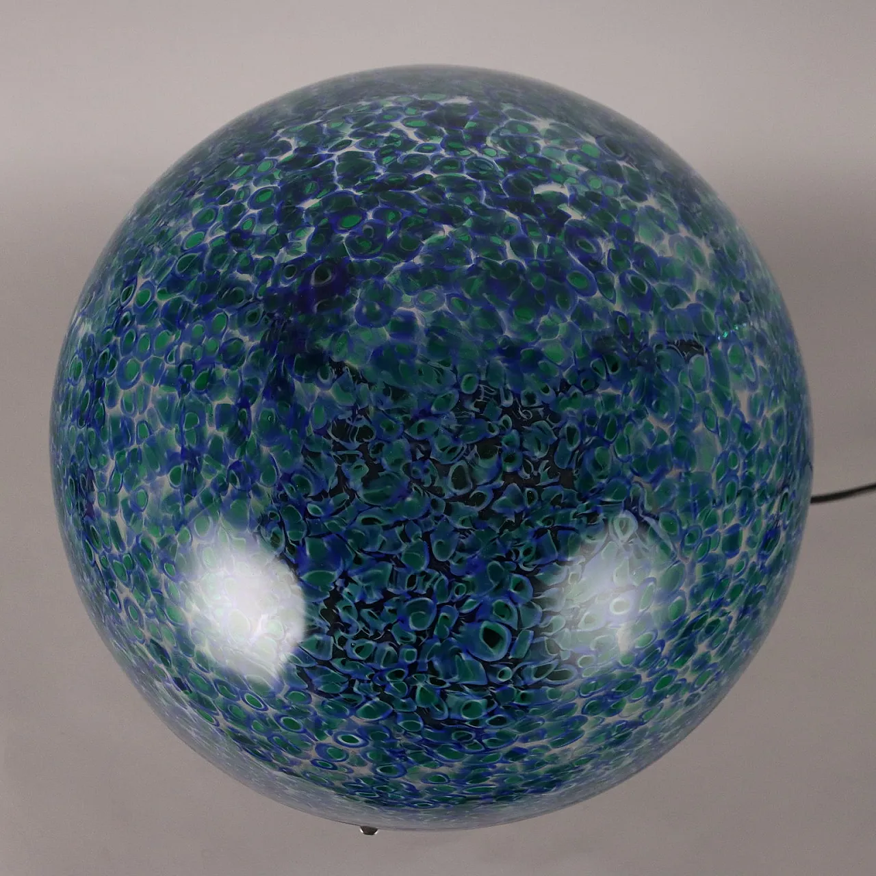 Lampada da tavolo in vetro di Murano di Vistosi, anni '80 4