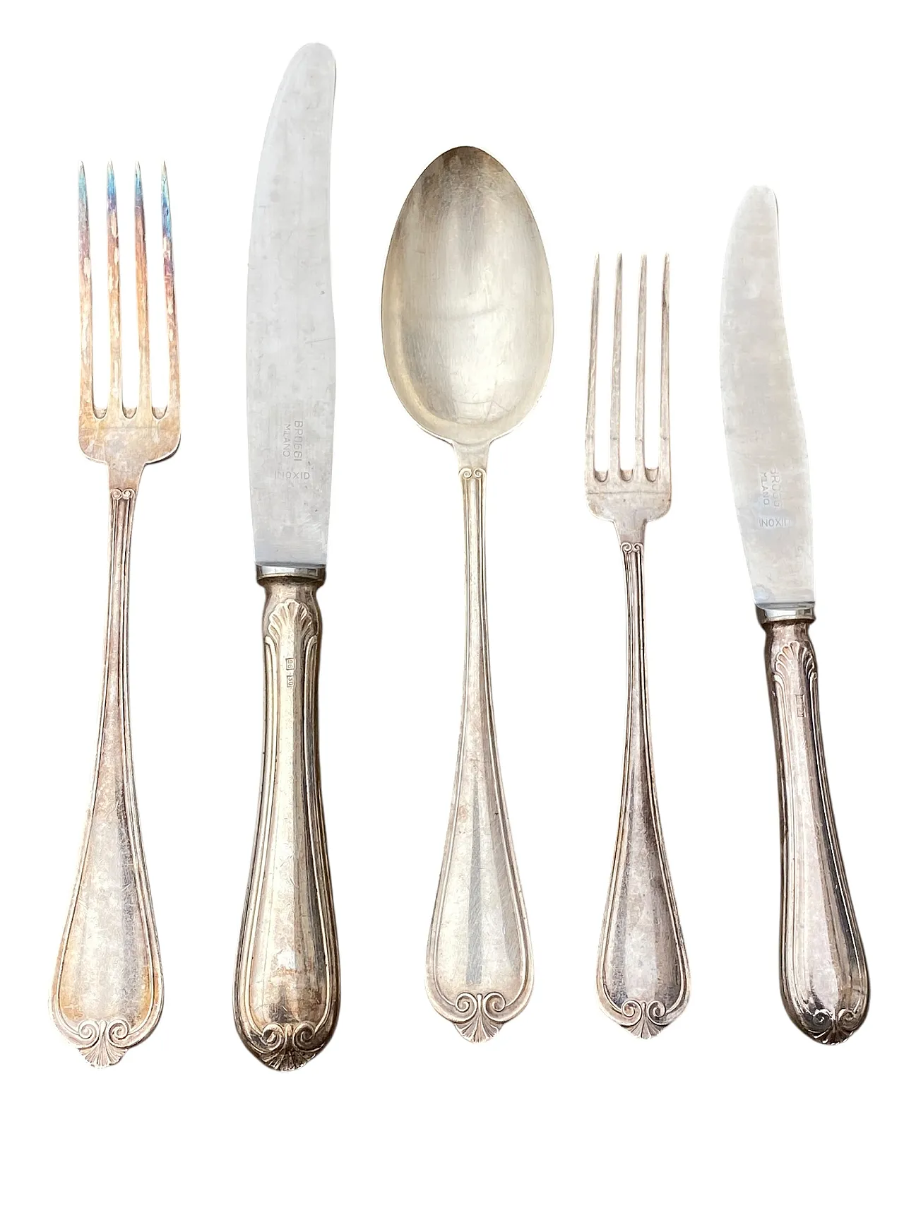 Cutlery set by Broggi Milano, 50s 2