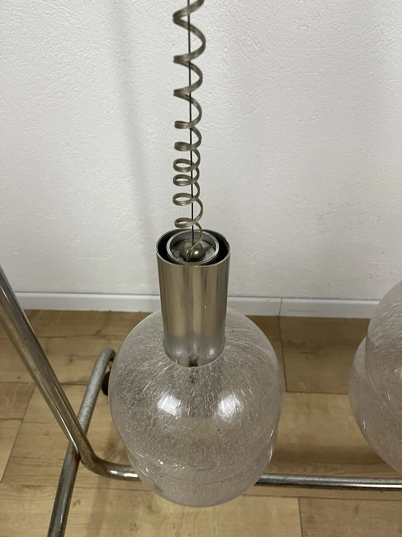 Pair of Bilobo chandeliers by Afra Tobia Scarpa for Flos, 1970s 3