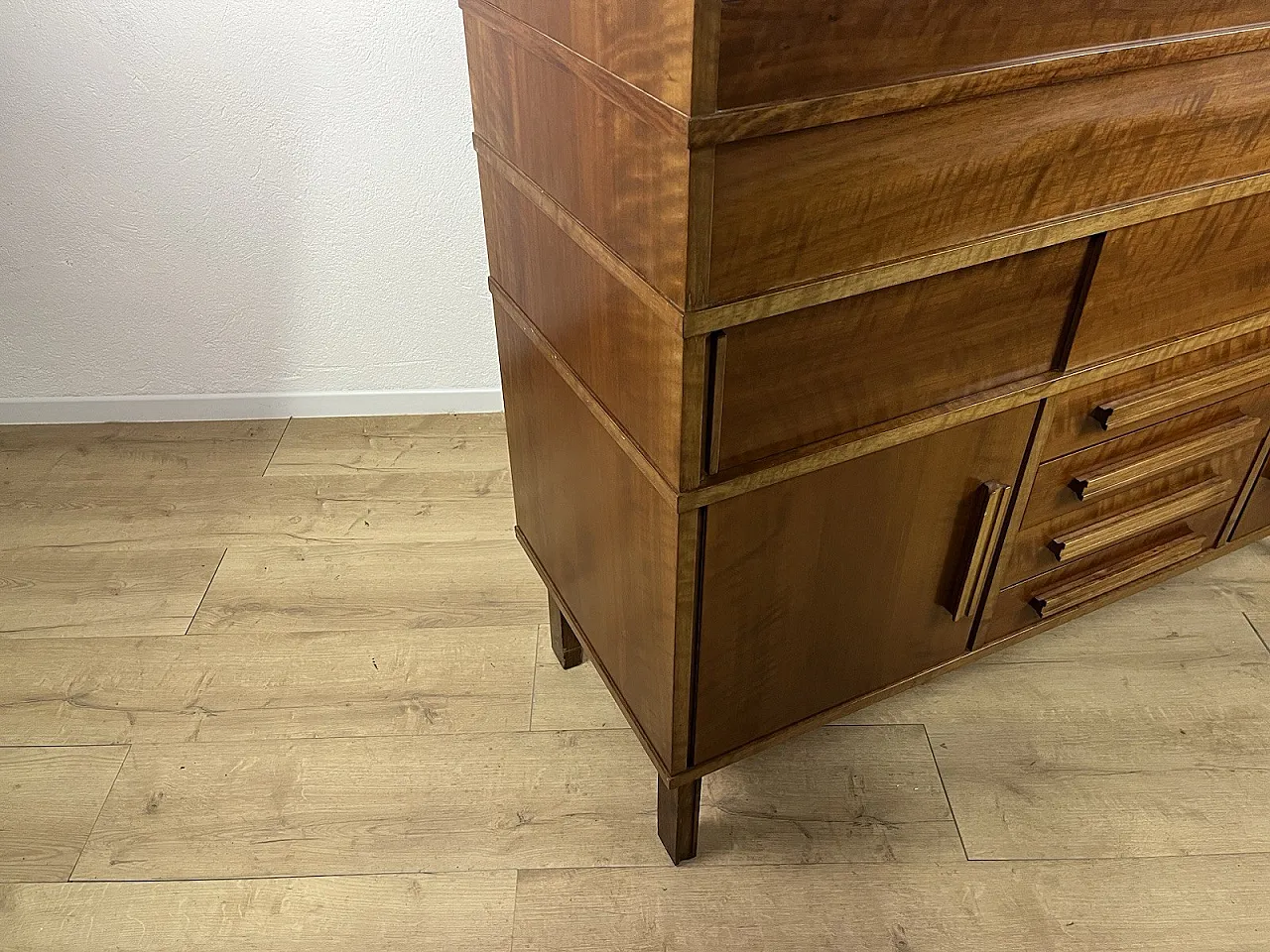 Wooden turntable sideboard, 1960s 13