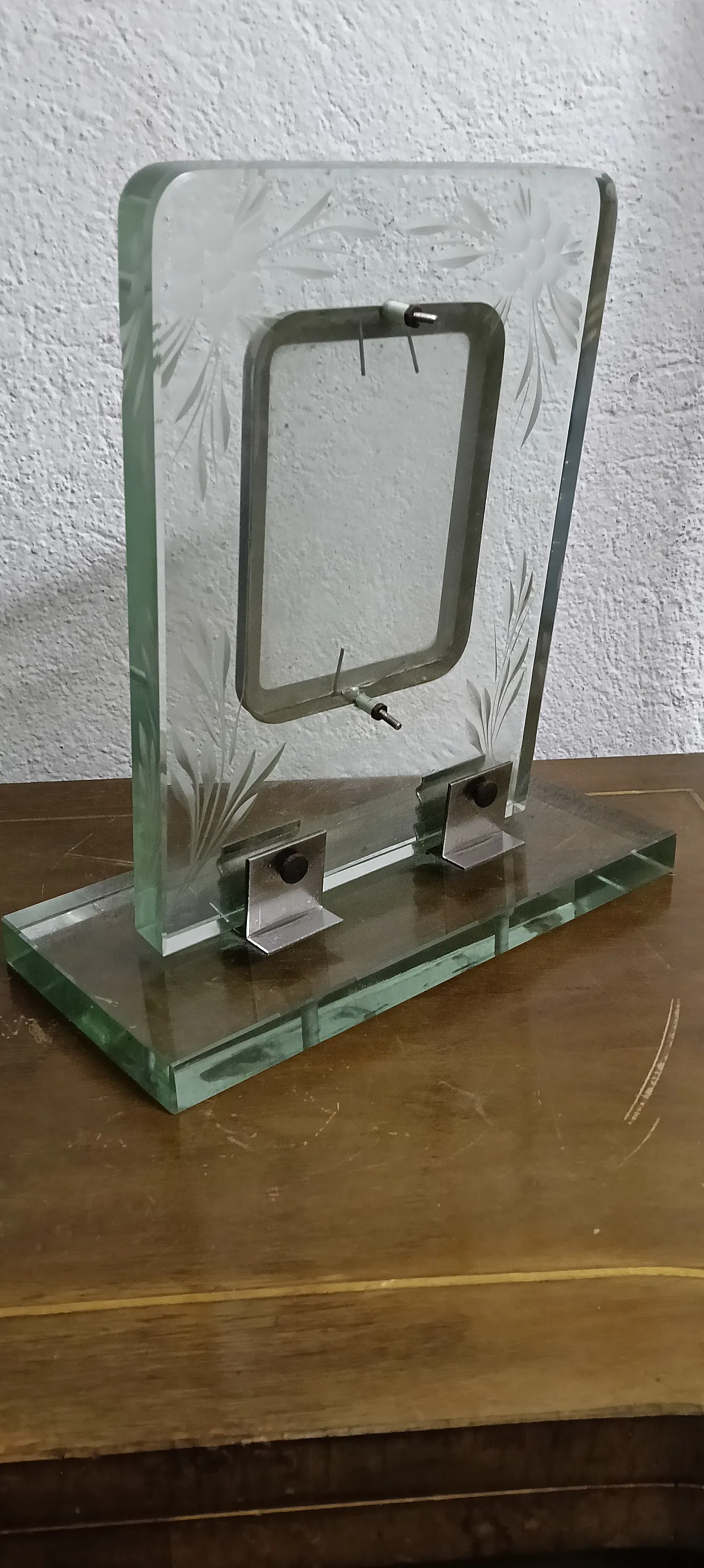 Glass photo frame by Fontana Arte, 20th century 6