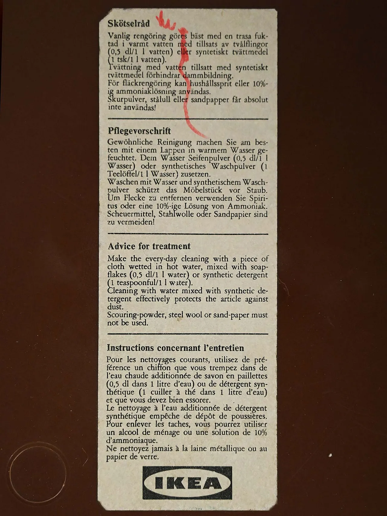 “Skopa” armchair Ikea 1974 brown 7