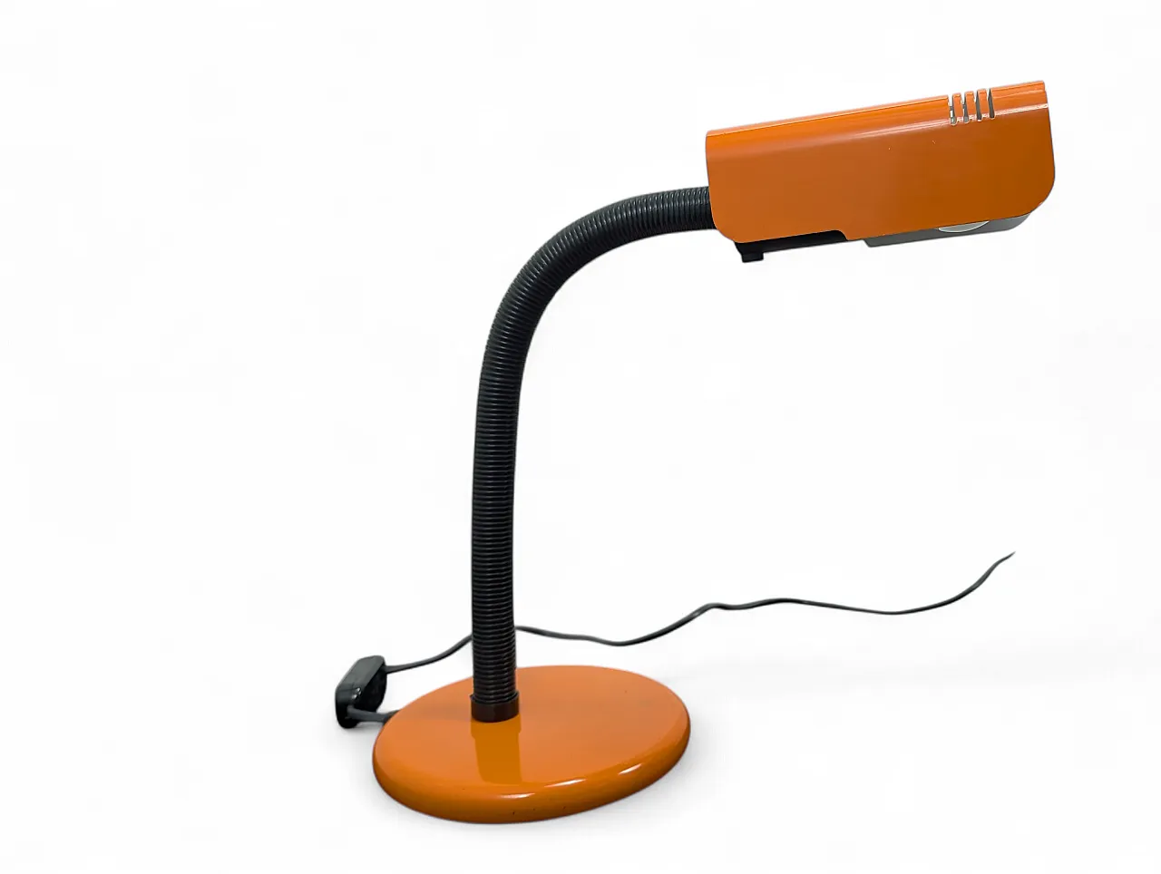 Table lamp by Targetti orange, 70s 2