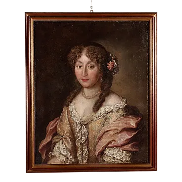 Oil painting on canvas, 19th century