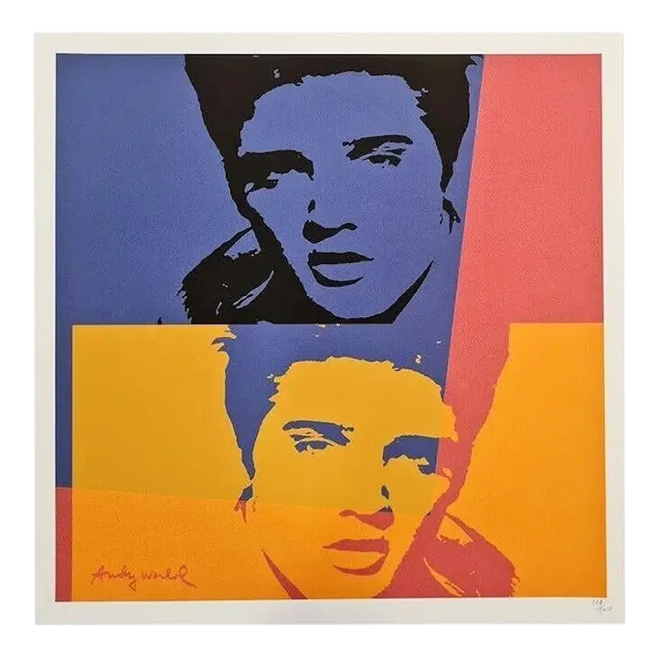 Elvis Presley, litografia di Andy Warhol, anni '80 7
