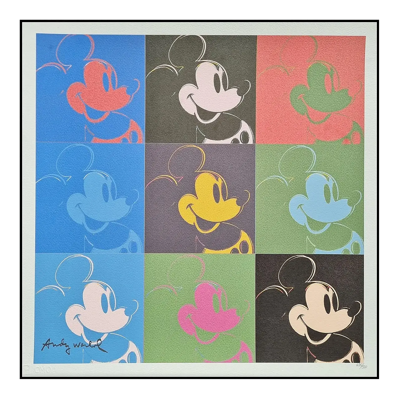 Topolino, litografia di Andy Warhol, anni '80 1