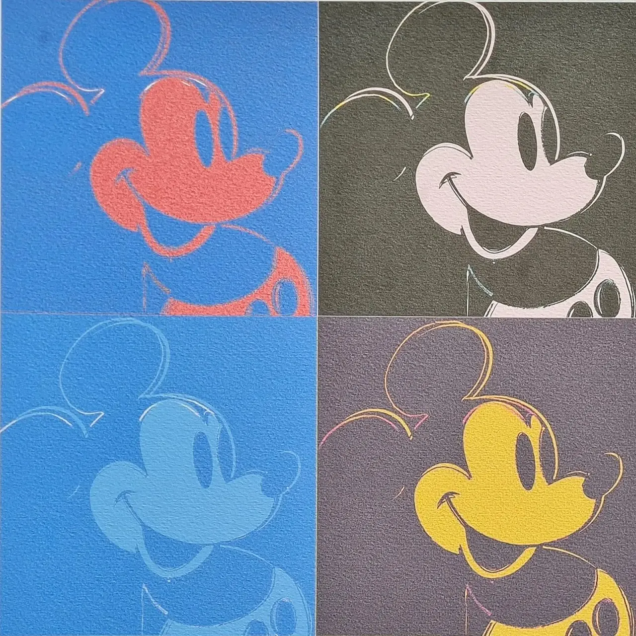 Topolino, litografia di Andy Warhol, anni '80 4