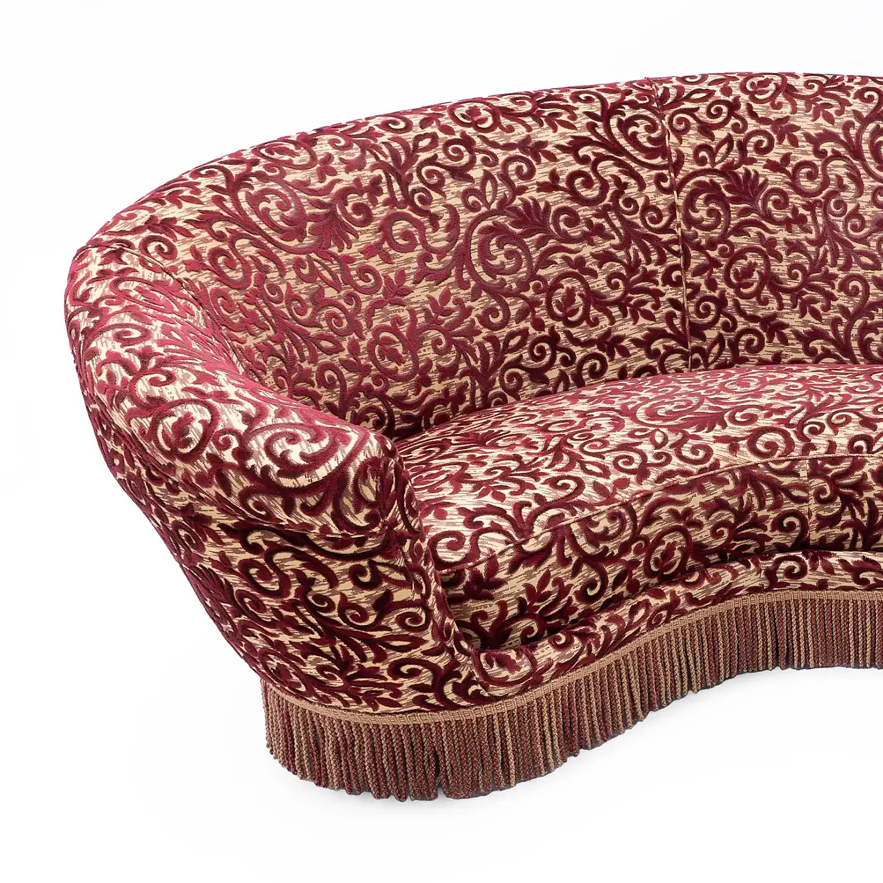 Mid-century Modern curved sofa by Federico Munari, 1950s 4