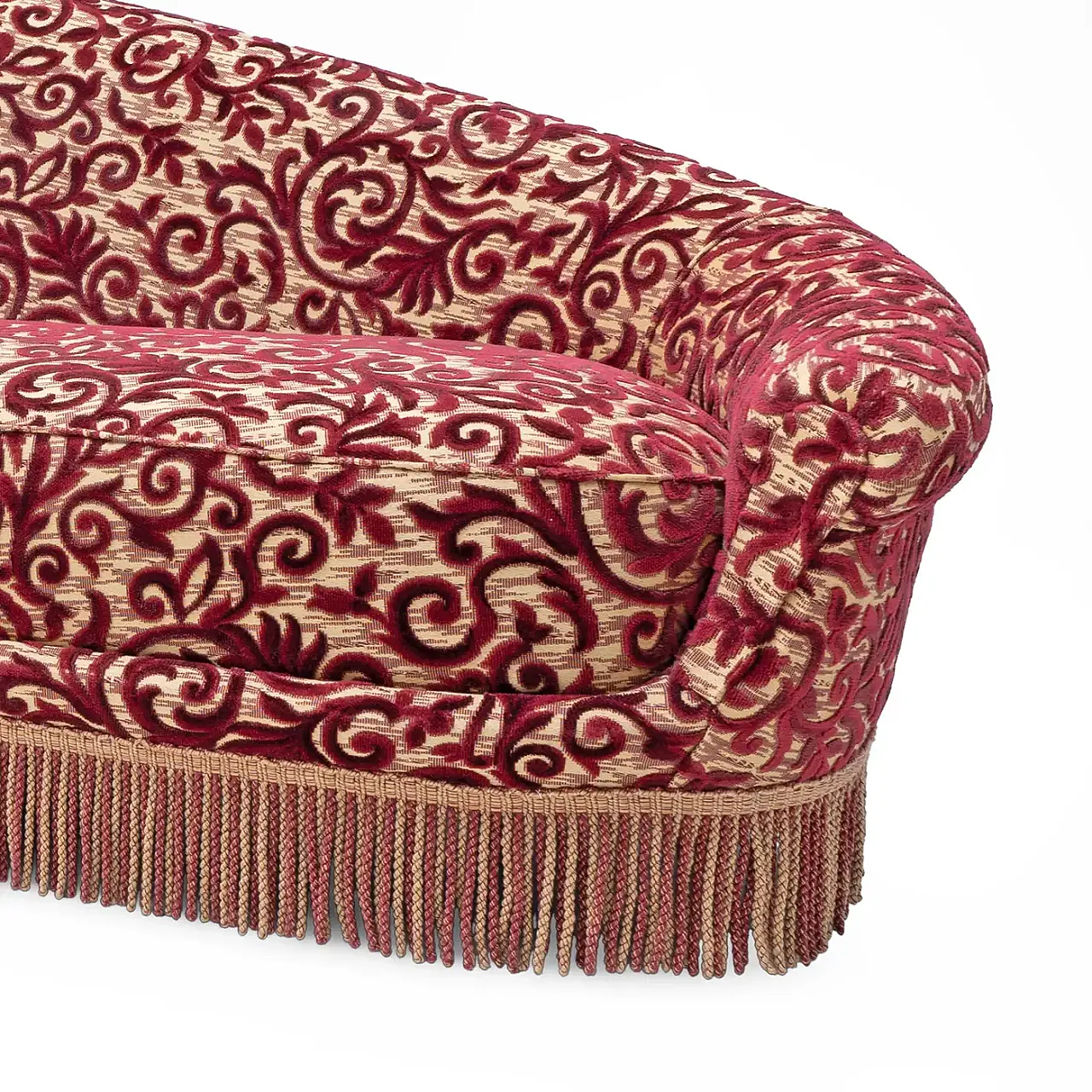 Mid-century Modern curved sofa by Federico Munari, 1950s 6