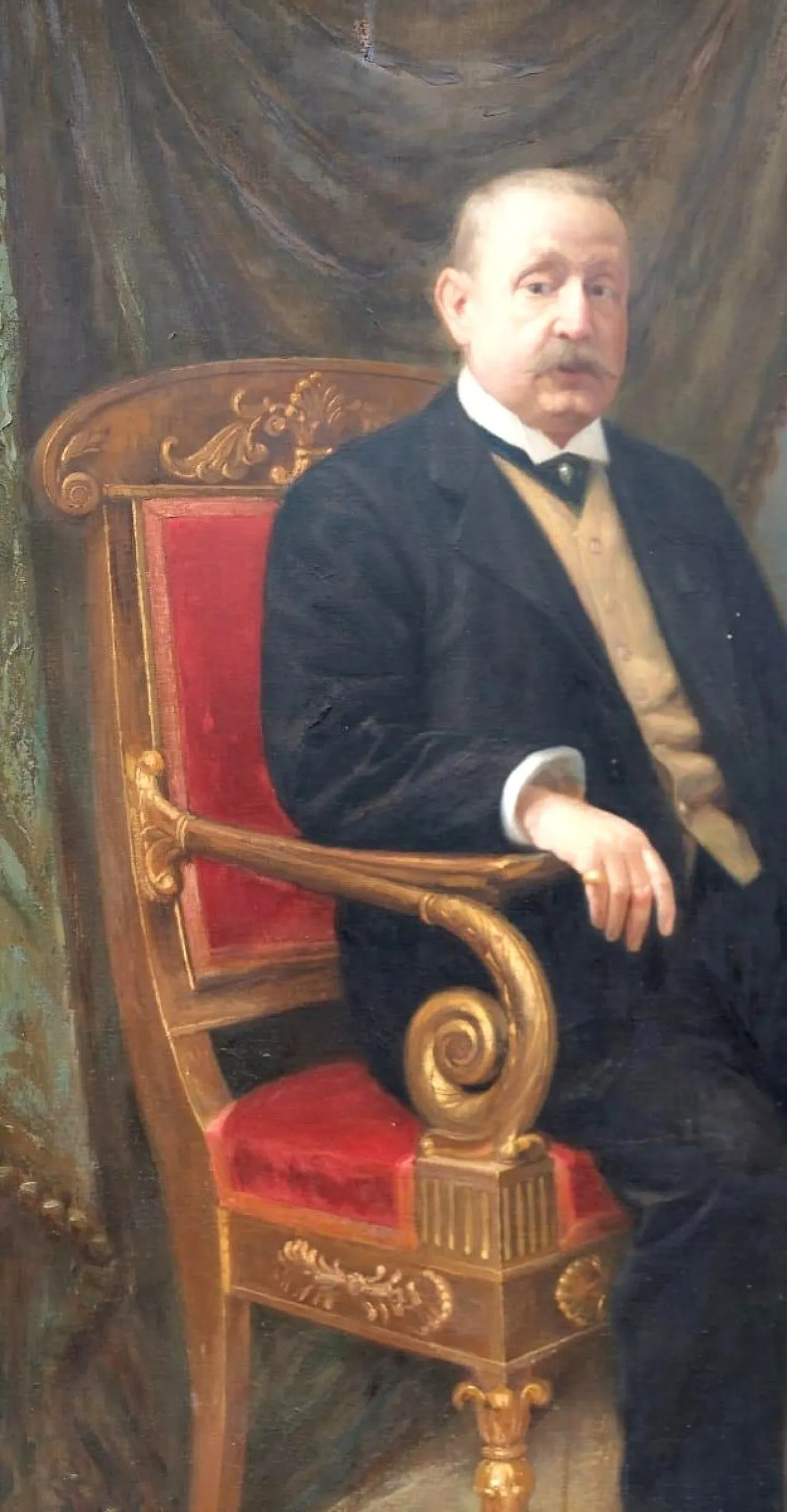 Silvio Nelli, dipinto olio su tela, '800 3