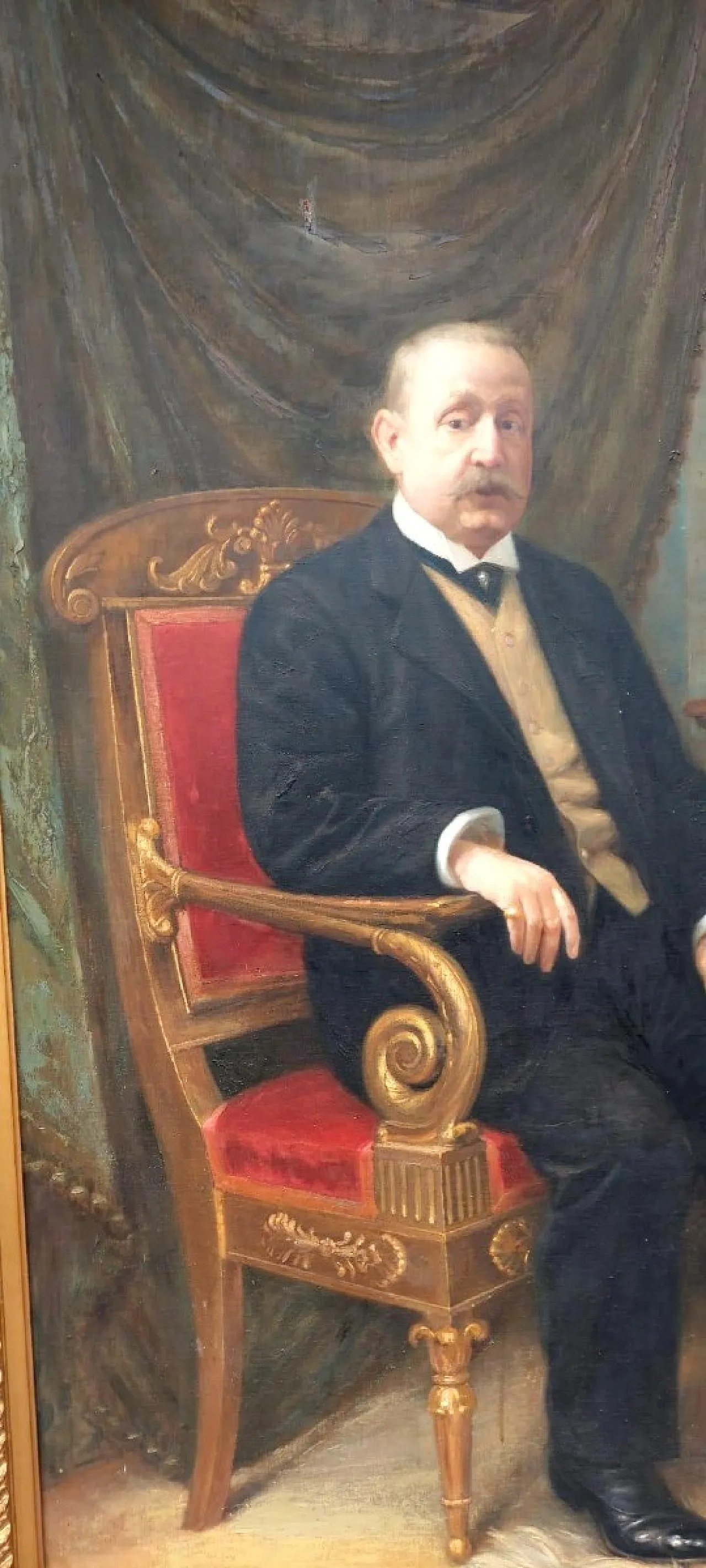 Silvio Nelli, dipinto olio su tela, '800 8