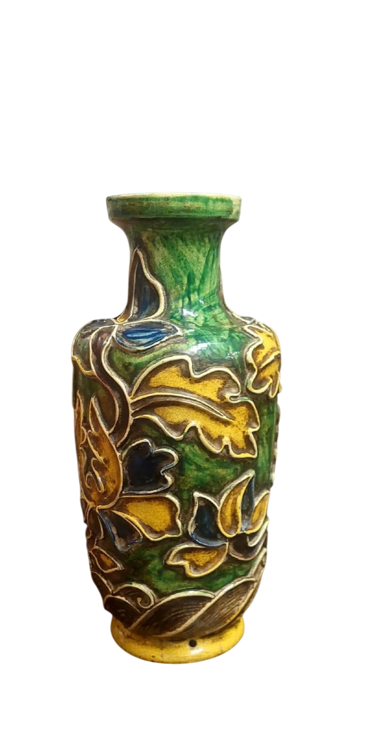 Ceramic lamp base by Ugo Zaccagnini, 1930s 13