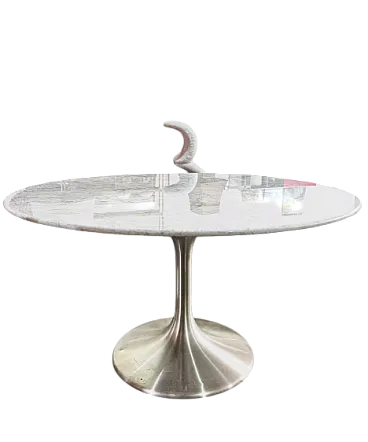 Tavolo rotondo di Beppe Vida per NY Form, anni '60