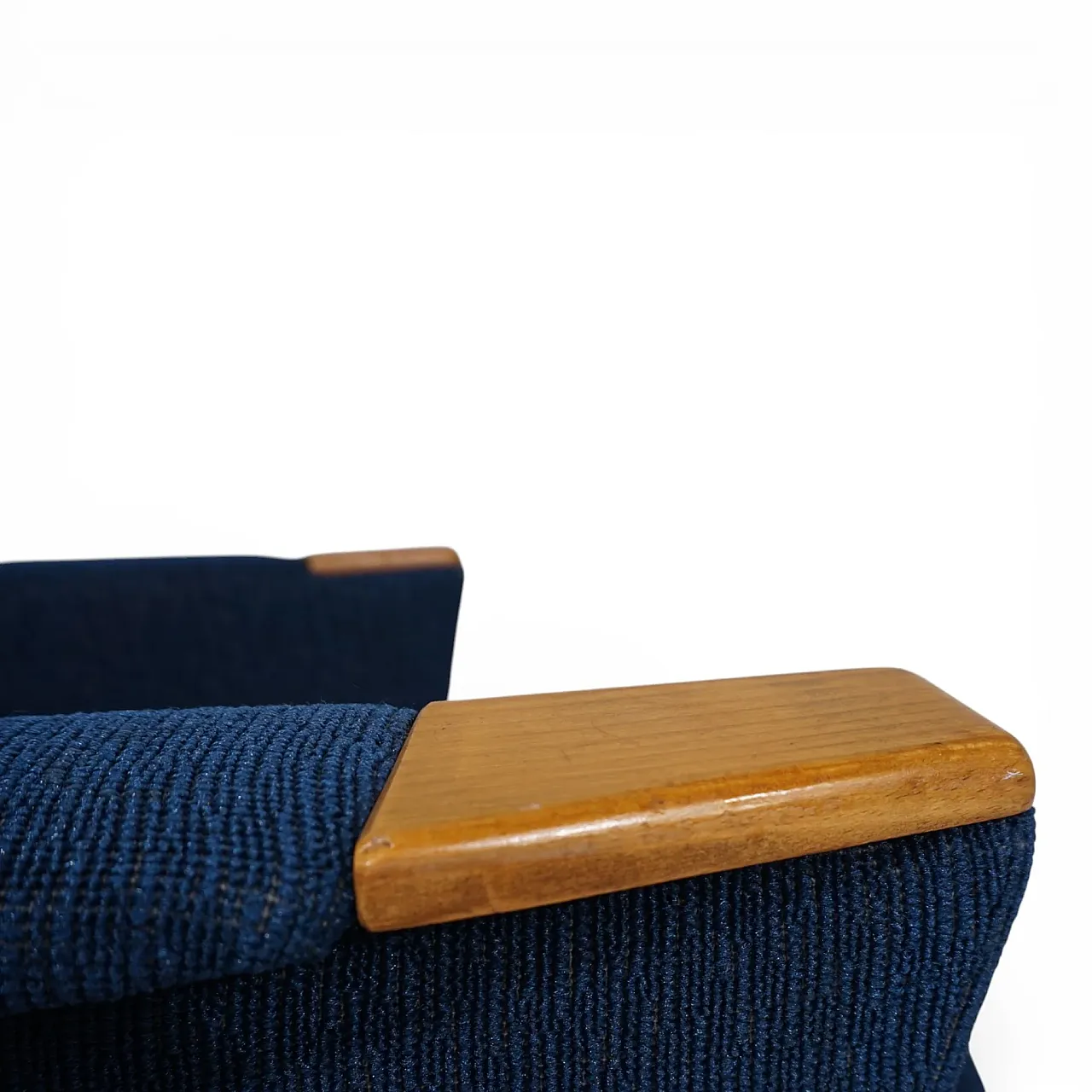 Blue cocktail chair MCM, 1950s 14