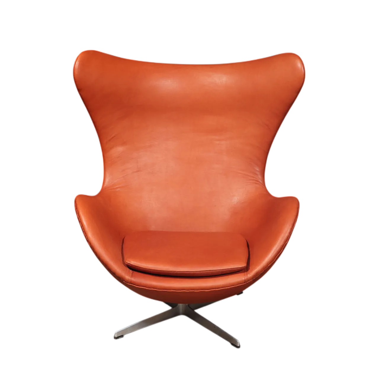 Sedia Egg in pelle di Fritz Hansen 11