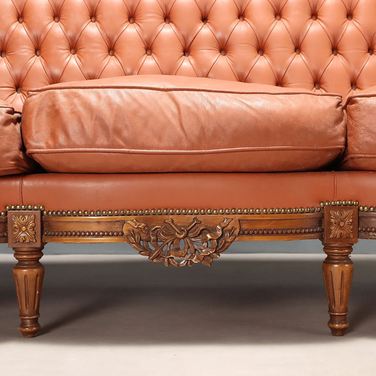 Divano in noce in stile neoclassico, '900 8