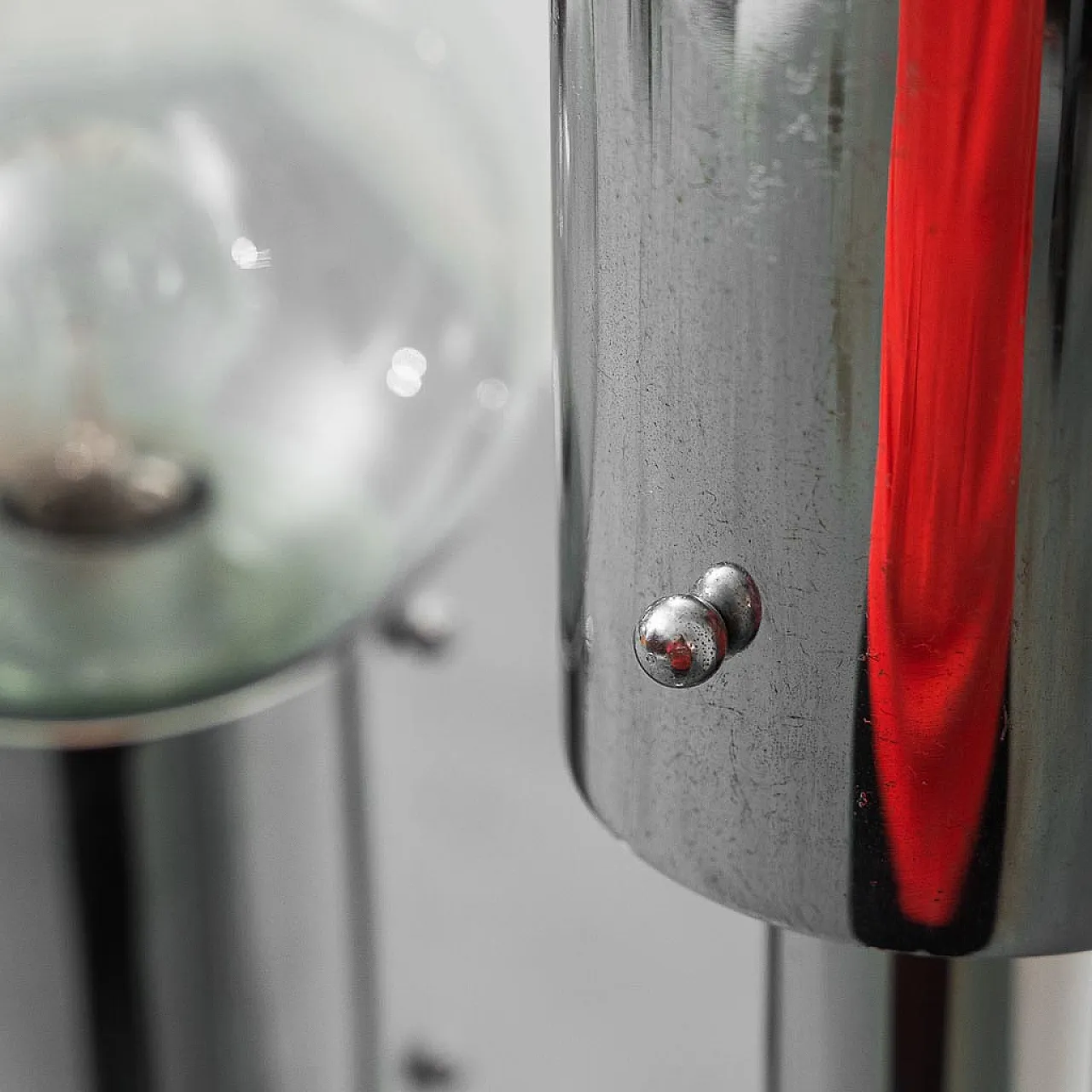 Lampada da terra 3 luci, anni '70 7