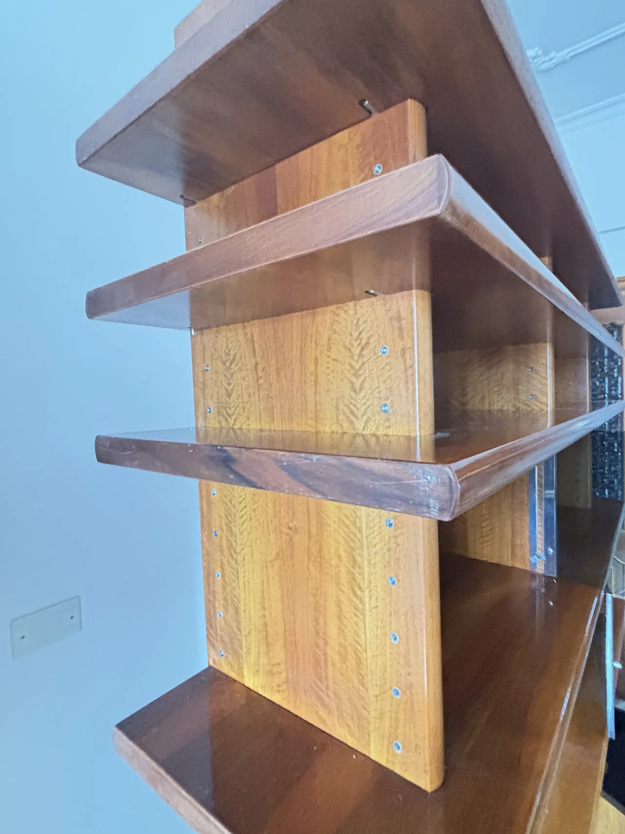 Crossing bookcase by Giovanni Offredi for Saporiti, 1970s 7