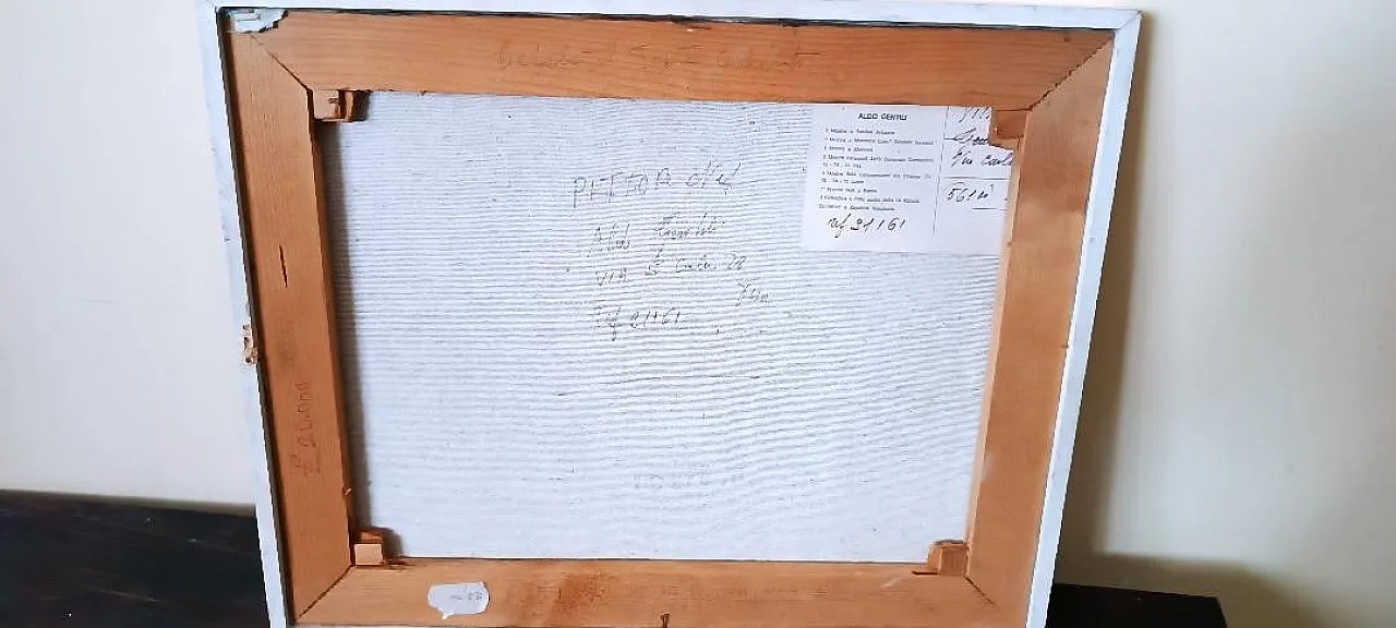 Aldo Gentili, seascape, oil on canvas, 20th century 6