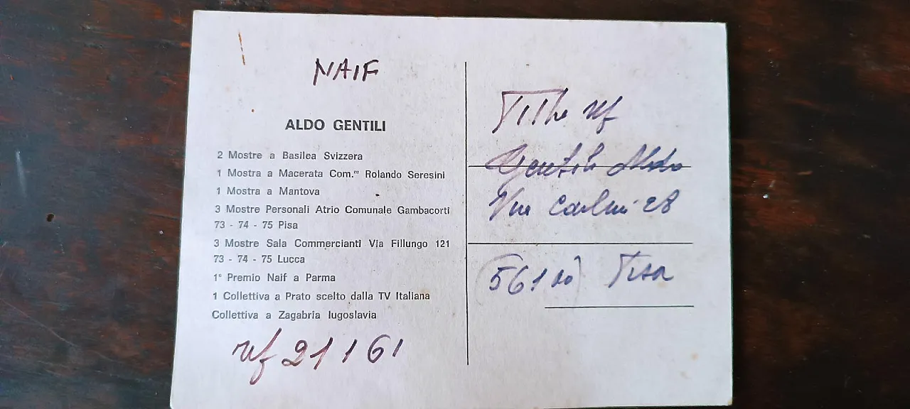 Aldo Gentili, seascape, oil on canvas, 20th century 8