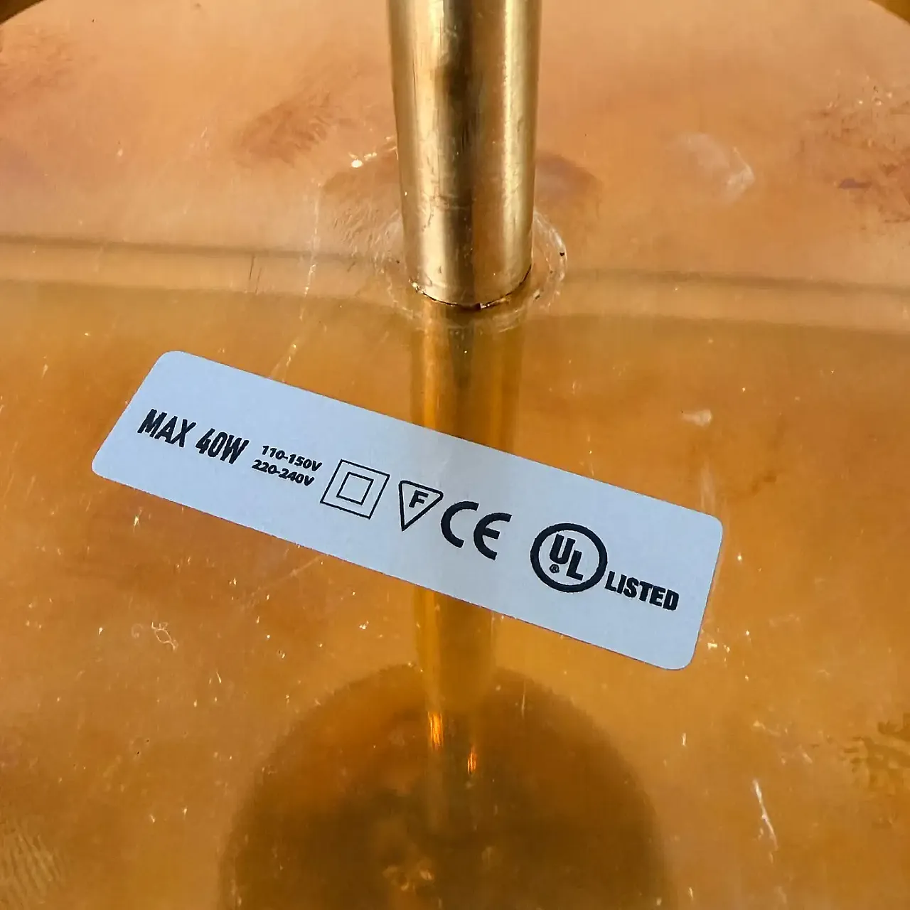 Galaxy chandelier in brass and fumé Murano glass, 2000s 9