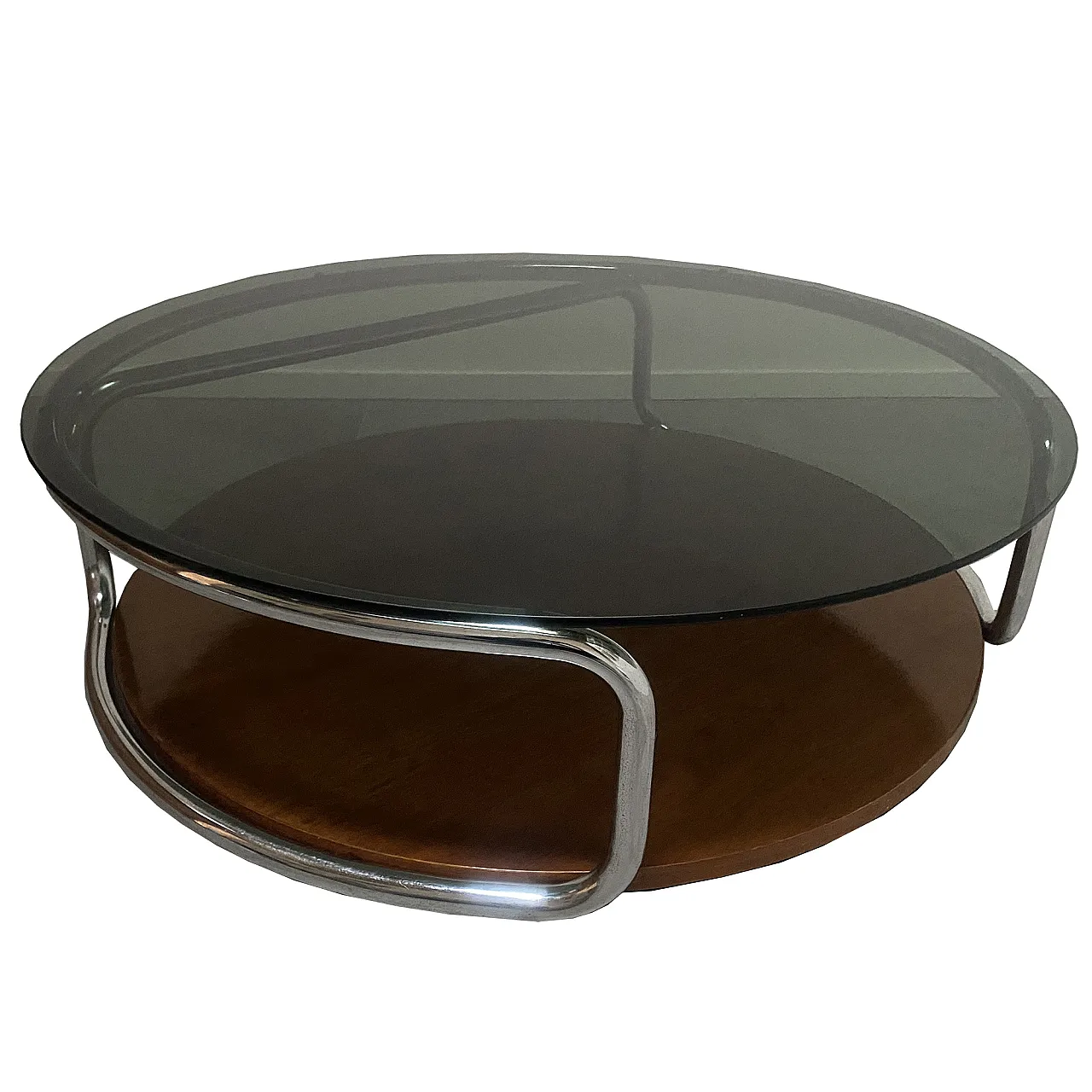 Round coffee table, 70s 1