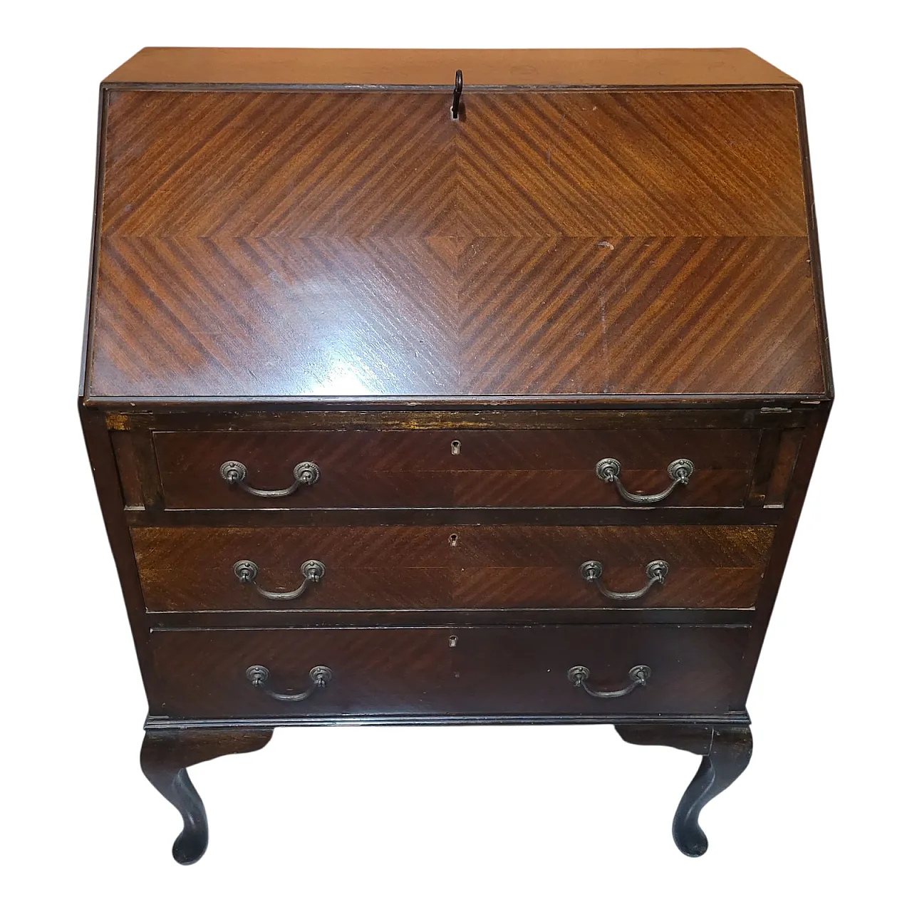 Ribalta in legno di mogano, Regno Unito, di fine XIX secolo 1