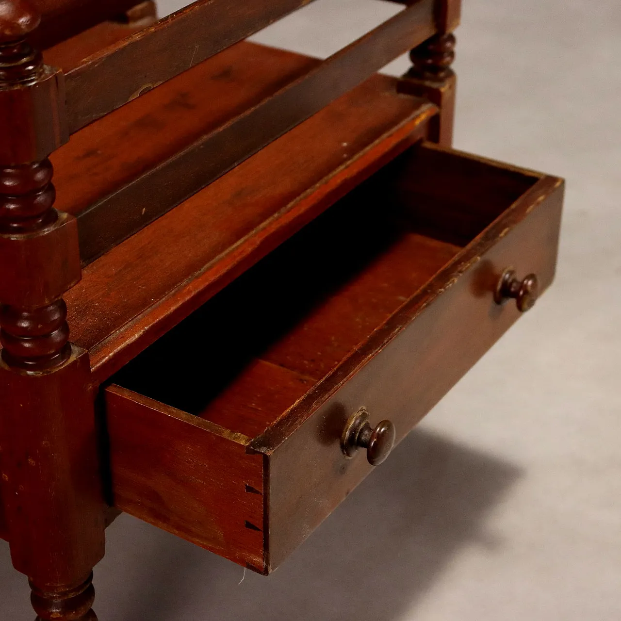 Portariviste in mogano, primo '900 6