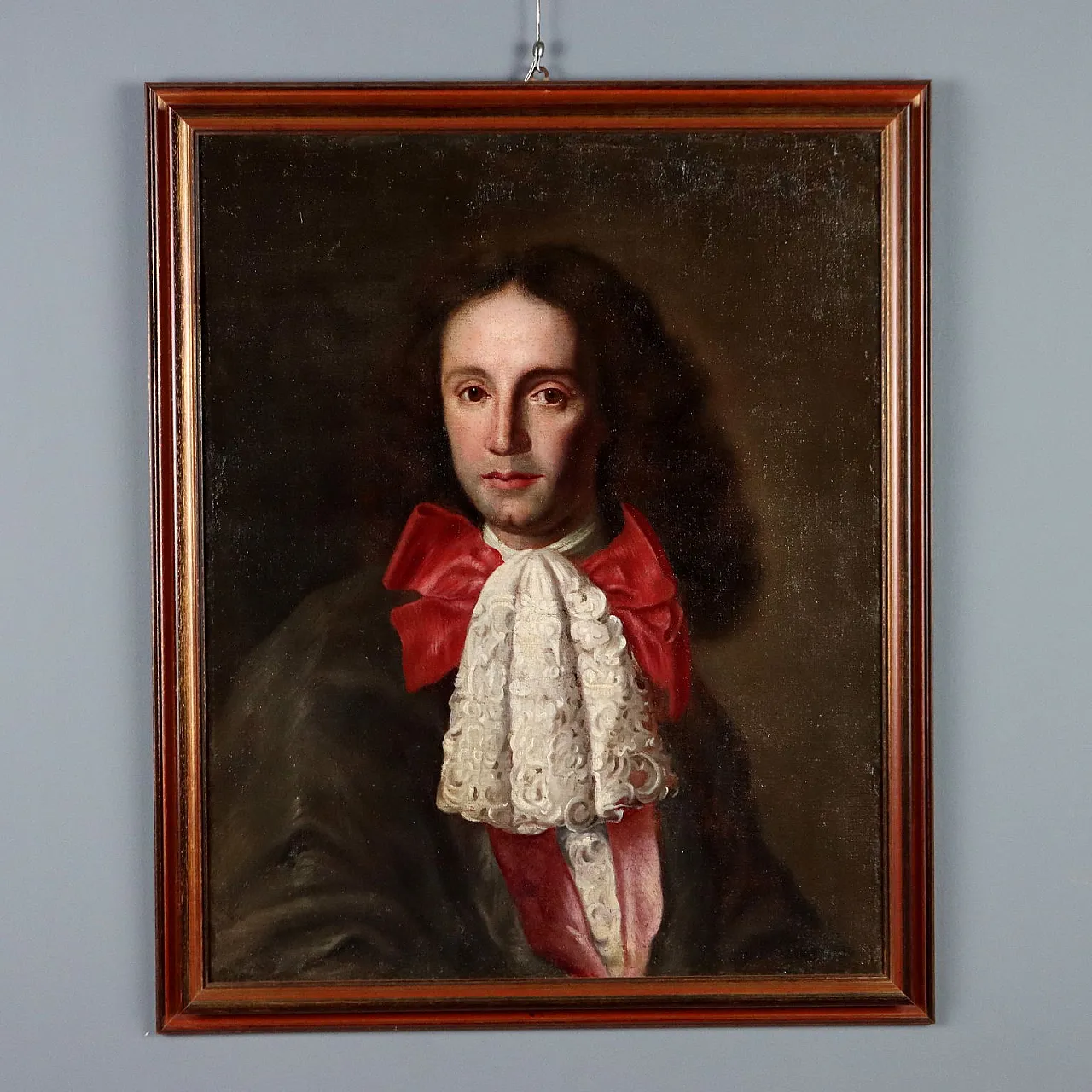 Oil painting on canvas with frame, 18th century 1