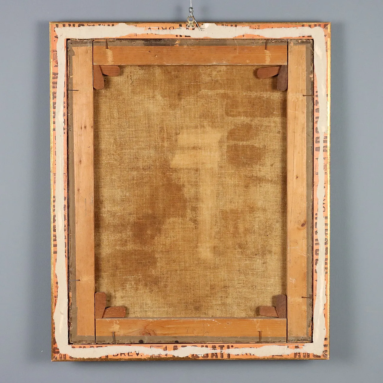 Oil painting on canvas with frame, 18th century 8