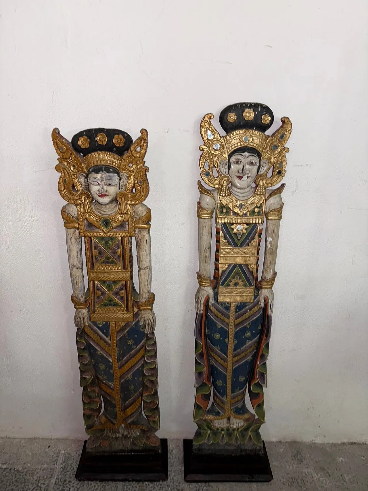 Coppia statue balianesi, anni '20 2