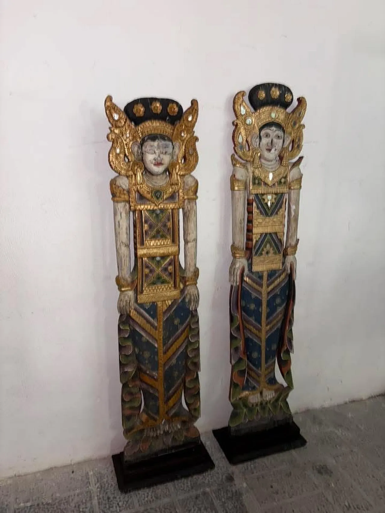 Coppia statue balianesi, anni '20 3