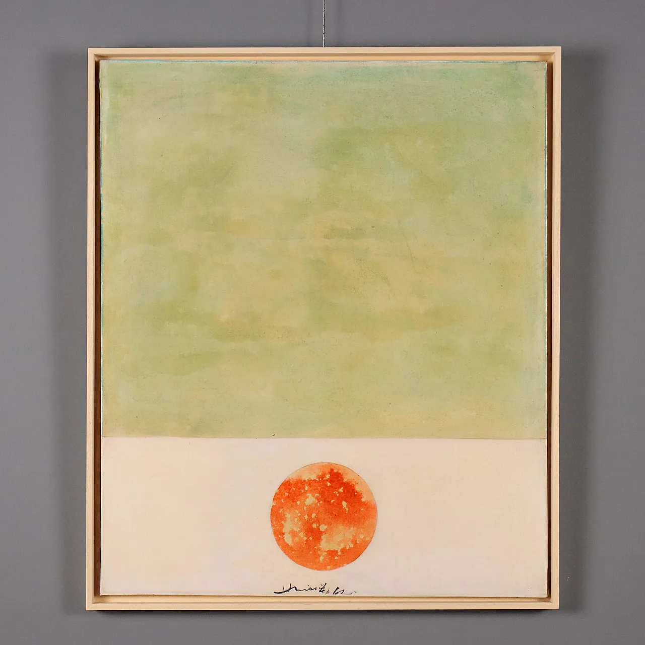 Painting by Hsiao Chin, acrylic and mixed media on canvas, 1960s 1