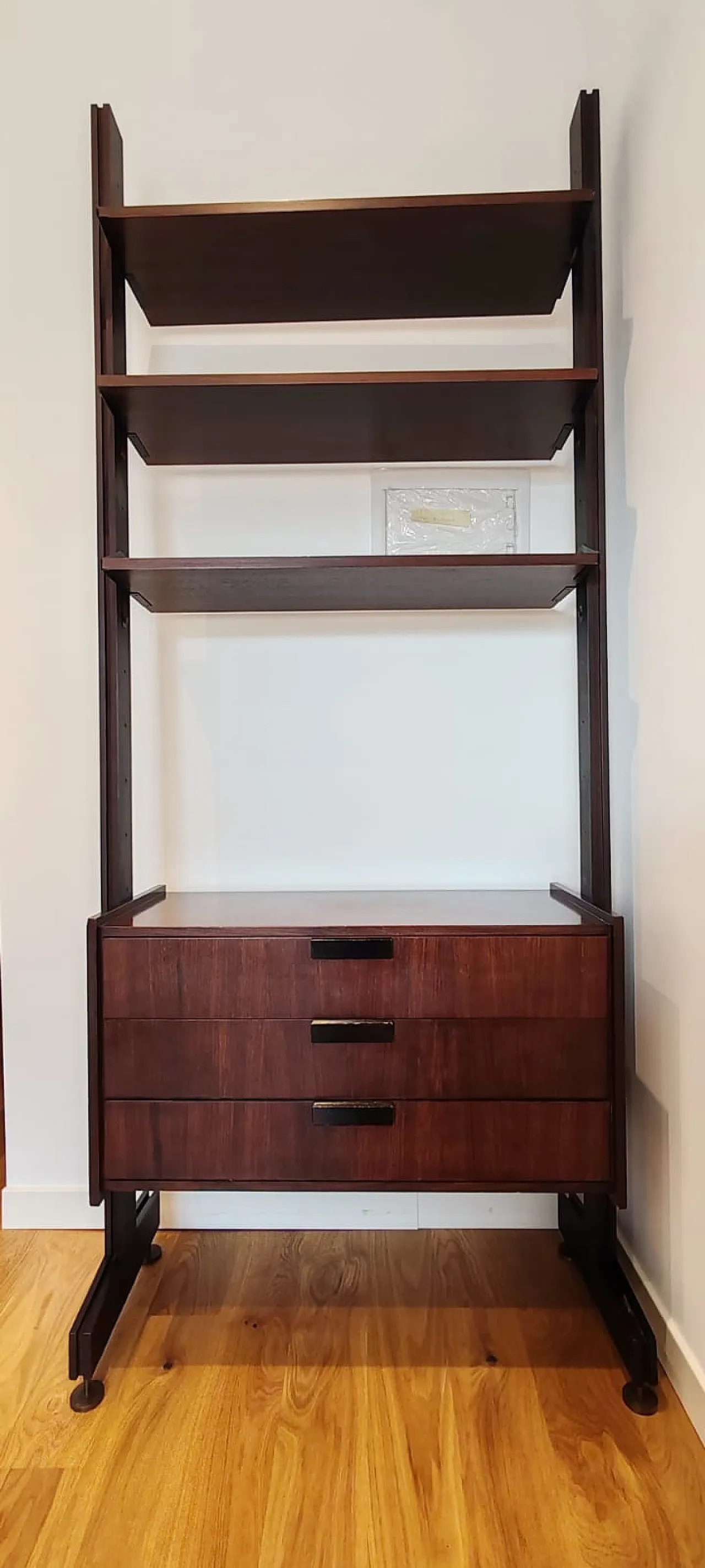 Librerie in legno e metallo anni 60/70 4