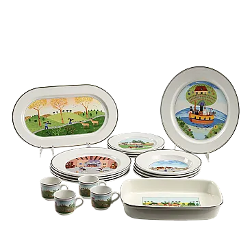 Servizio di stoviglie in porcellana Villeroy & Boch, '900