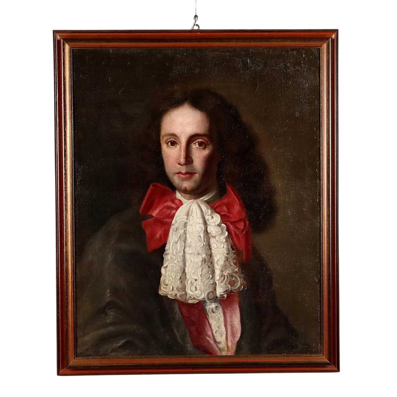 Oil painting on canvas with frame, 18th century 9