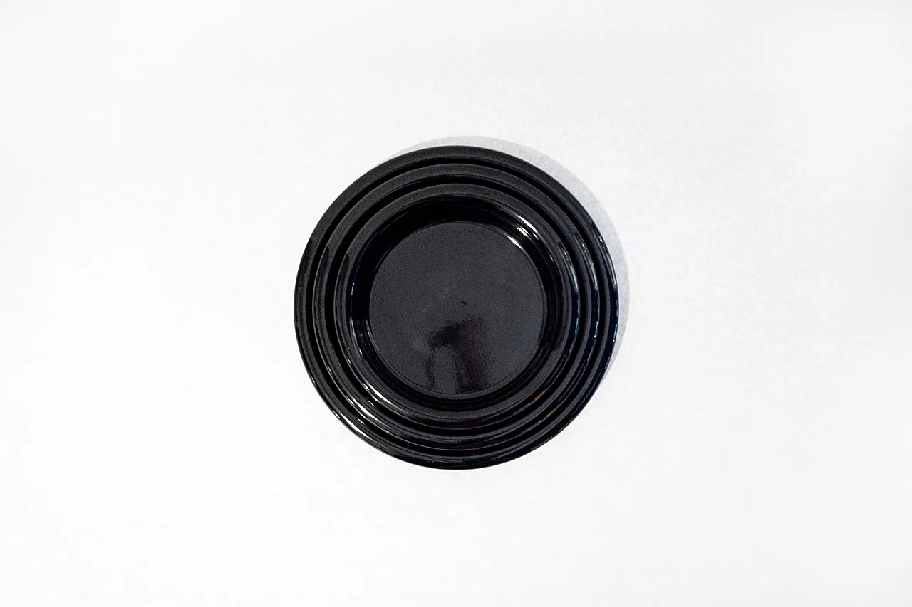 3 Centrotavola in metallo di Gianfranco Frattini per Progetti, anni 70 1