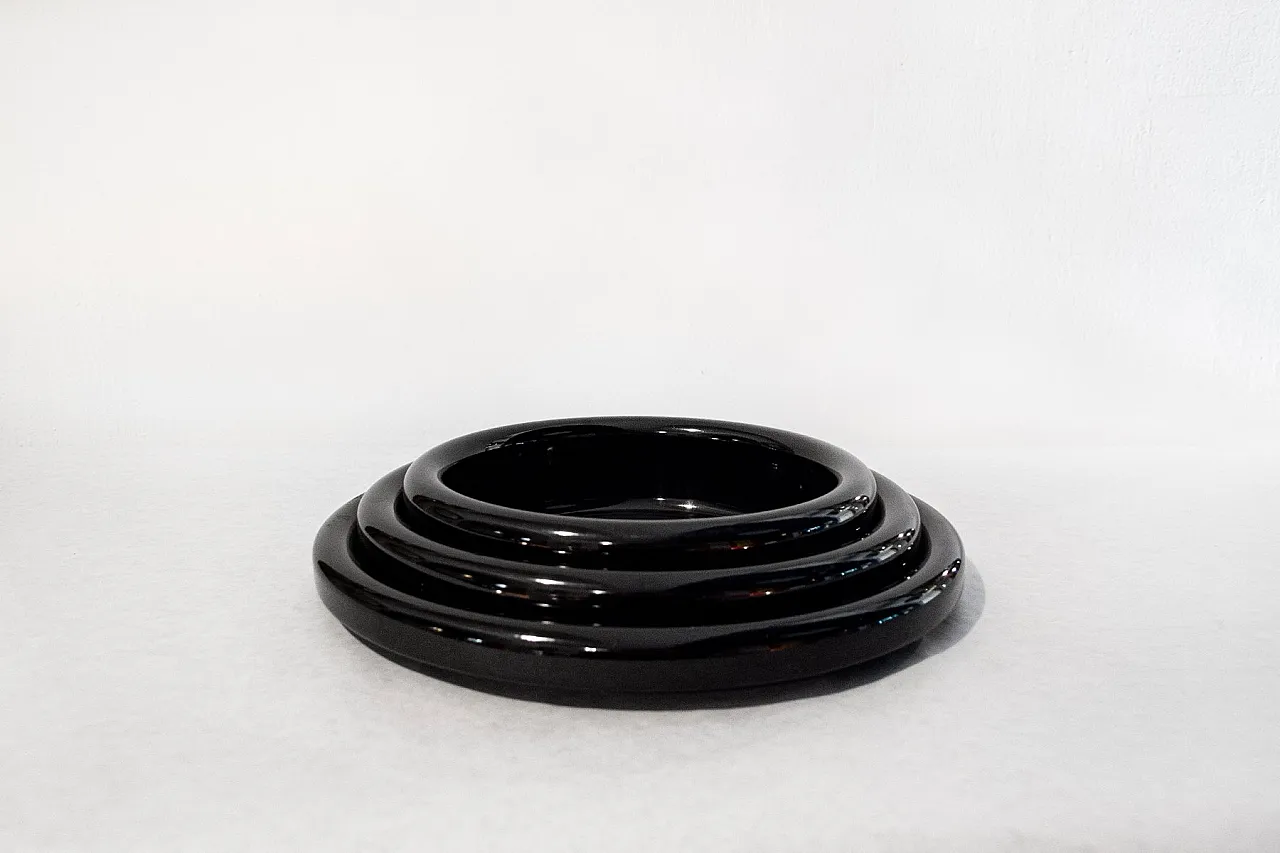 3 Centrotavola in metallo di Gianfranco Frattini per Progetti, anni 70 2