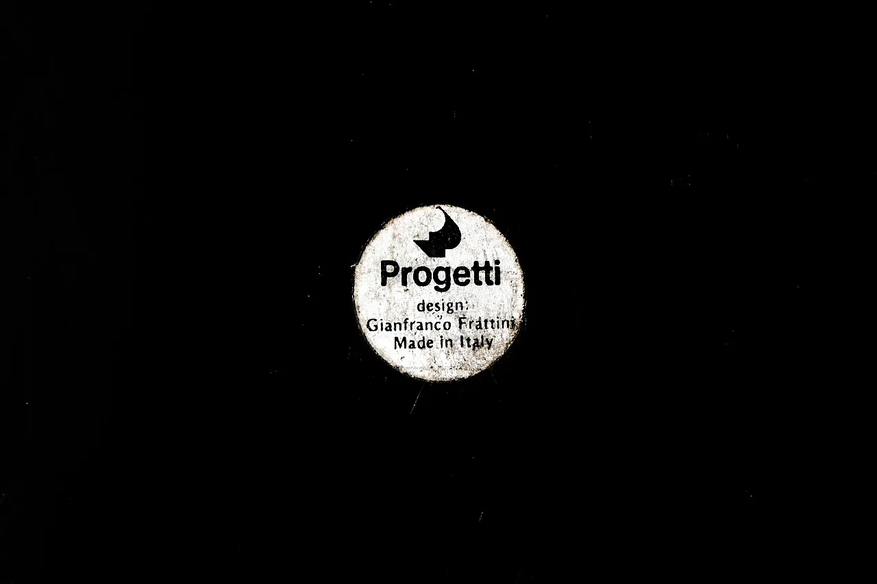 3 Centrotavola in metallo di Gianfranco Frattini per Progetti, anni 70 5