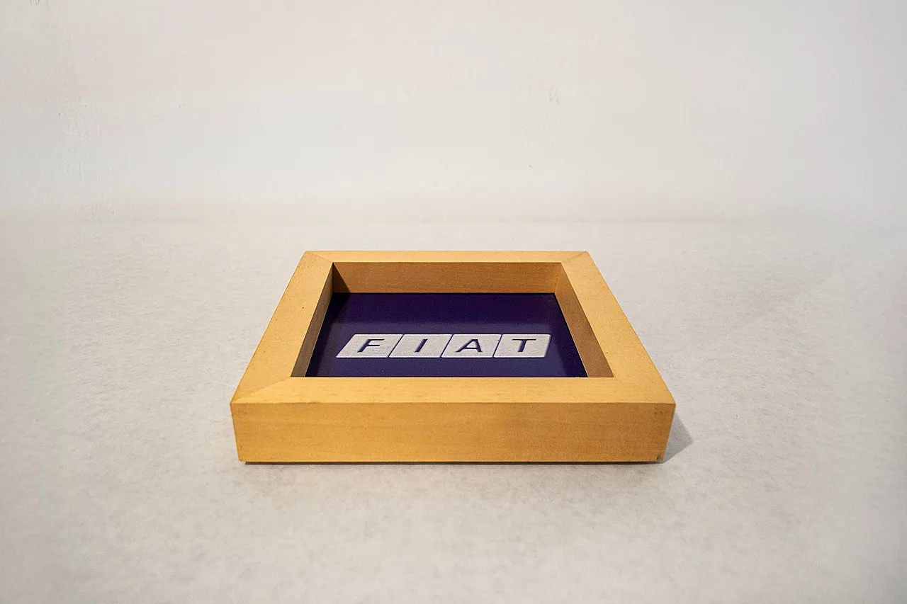 Posacenere o svuotatasche di Mario Ceroli per Fiat Poltronova, anni '70 2